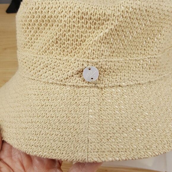 OUR LEGACY Bucket Hat Mens Tan Robe Weave Lined - Picture 2 of 5